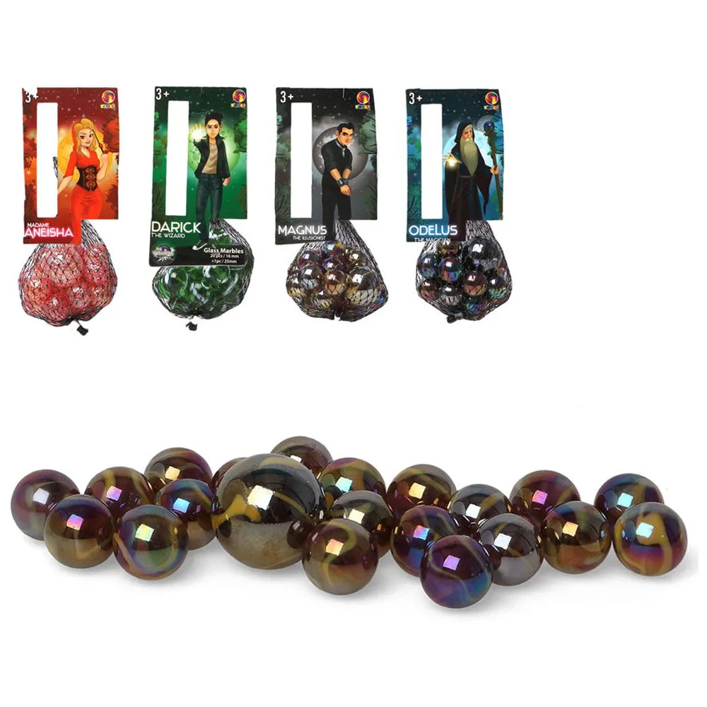 20+ 1 Bolon ´´Wizards´´ 4 Assorted Marbles 1 20+ 1 Bolon ´´Wizards´´ 4 Assorted Marbles