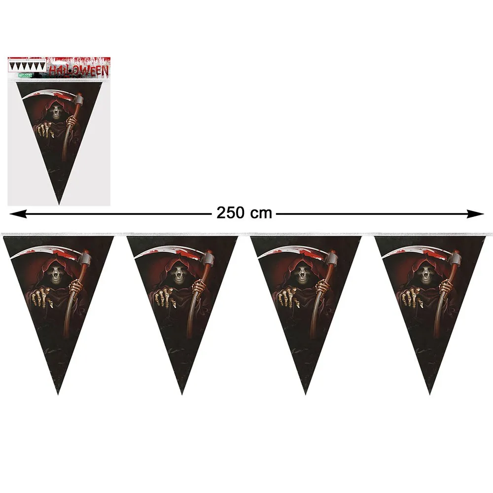 Muerte Guadaña Halloween 250 Cm Wreath 2 Muerte Guadaña Halloween 250 Cm Wreath - Image 2