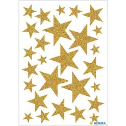 Bandai Sticker Magic Stars Gold. Glittery
