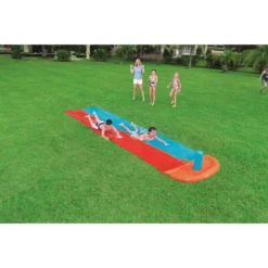 Bestway H2OGo! Double Dragstrip Splash 549 Cm Slide -Toys Shop bestway h2ogo double dragstrip splash 549 cm slide 11