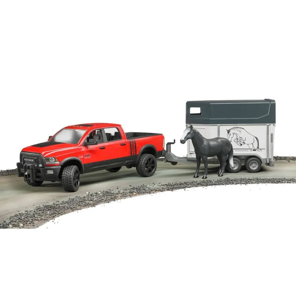 Bruder Pick Up Ram 2500 Power Wagon With Equine Trailer 2 Bruder Pick Up Ram 2500 Power Wagon With Equine Trailer - Image 2