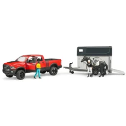 Bruder Pick Up Ram 2500 Power Wagon With Equine Trailer 8 Bruder Pick Up Ram 2500 Power Wagon With Equine Trailer -Toys Shop bruder pick up ram 2500 power wagon with equine trailer 3