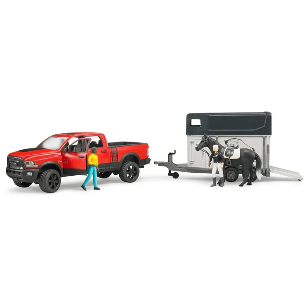 Bruder Pick Up Ram 2500 Power Wagon With Equine Trailer 4 Bruder Pick Up Ram 2500 Power Wagon With Equine Trailer - Image 4