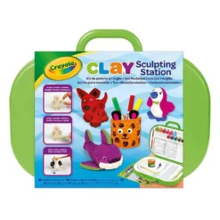 Crayola Briefcase Clay Paint Creation