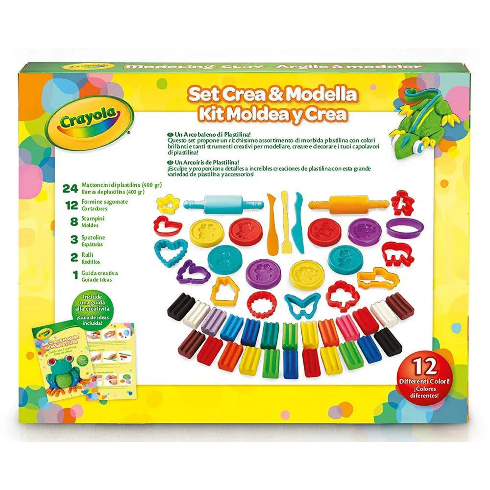 Crayola Set Crea-Moldea 50 Pieces 39x30 Cm 2 Crayola Set Crea-Moldea 50 Pieces 39x30 Cm - Image 2