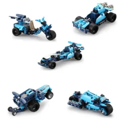 Blue Phantom 6 In 1 509 Pieces -Toys Shop deqube blue phantom 6 in 1 509 pieces 3