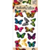 Blister Tatoos 10X20 Cm Metallic Butterfly