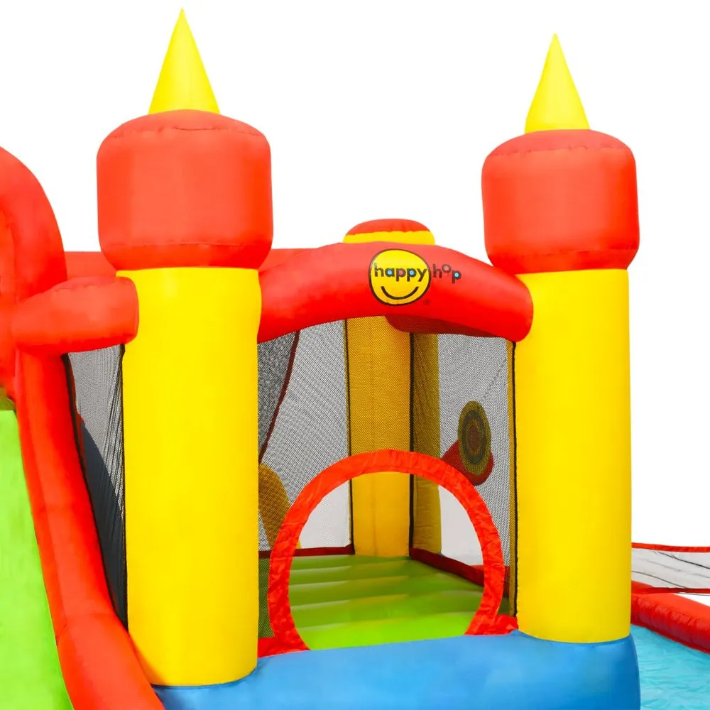 Happy Hop Slide&Splash Pool PVC Bouncy Castle 410x385x220 Cm 6 Happy Hop Slide&Splash Pool PVC Bouncy Castle 410x385x220 Cm - Image 6