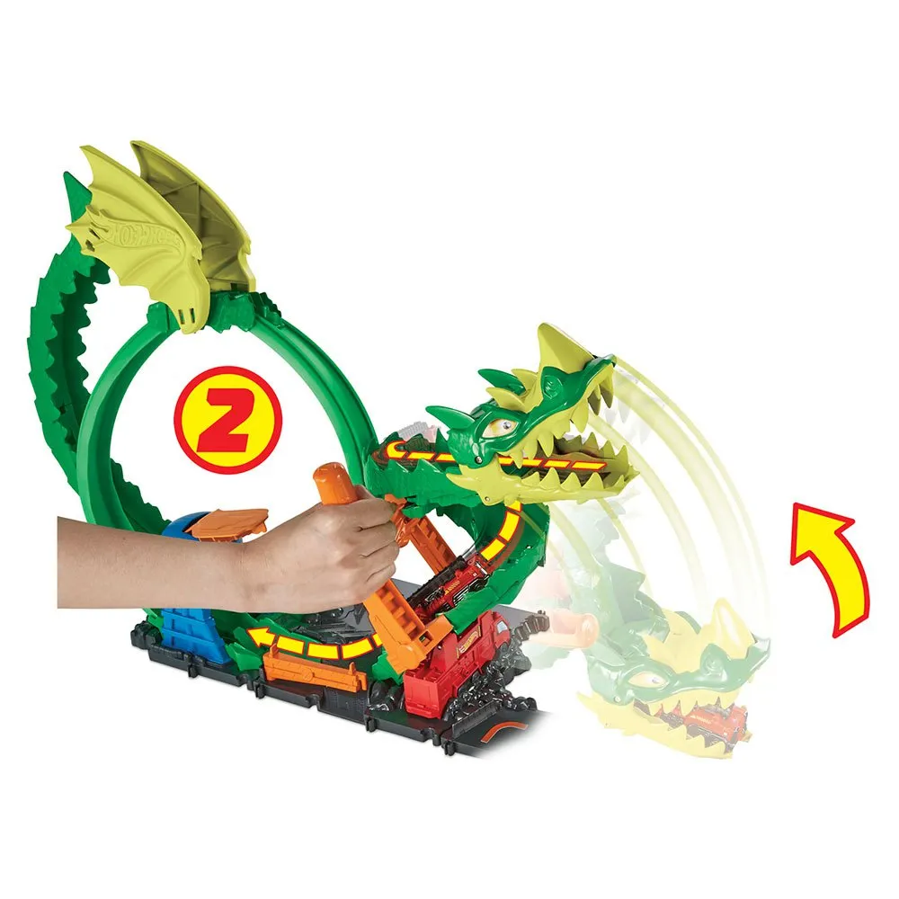 Hot Wheels Dragon Drive Firefight Playset And Car 3 Hot Wheels Dragon Drive Firefight Playset And Car - Image 3