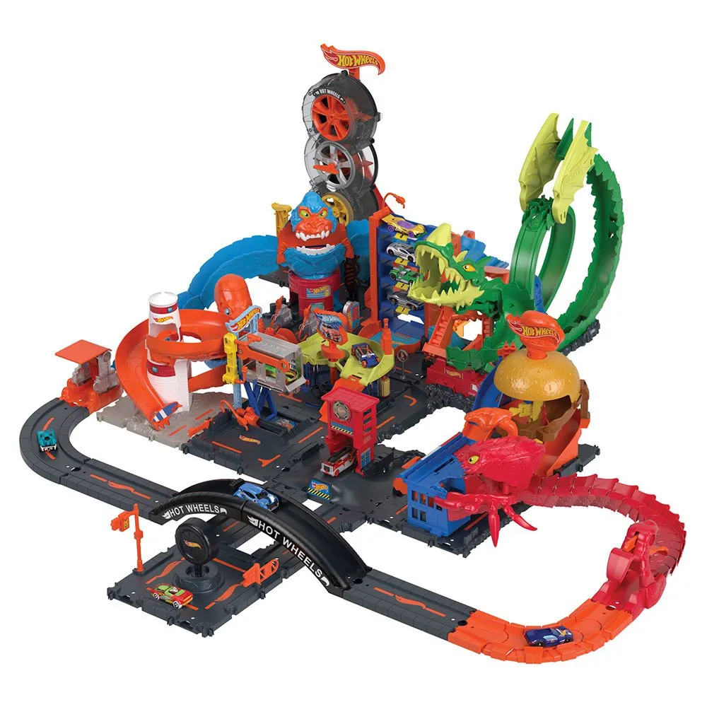 Hot Wheels Dragon Drive Firefight Playset And Car 8 Hot Wheels Dragon Drive Firefight Playset And Car - Image 8