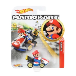 Hot Wheels Mariokart 1/64 Mario -Toys Shop hot wheels mariokart 1 64 mario 3