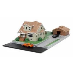 JADA Fast & Furious House/Garaje Toretto With 2 Nano Vehicles -Toys Shop jada fast furious house garaje toretto with 2 nano vehicles 2