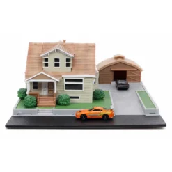 JADA Fast & Furious House/Garaje Toretto With 2 Nano Vehicles -Toys Shop jada fast furious house garaje toretto with 2 nano vehicles 3