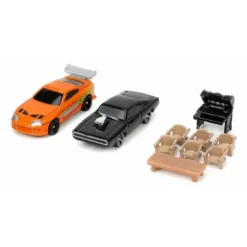 JADA Fast & Furious House/Garaje Toretto With 2 Nano Vehicles -Toys Shop jada fast furious house garaje toretto with 2 nano vehicles 6