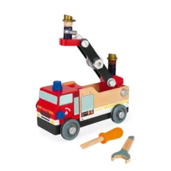 Janod Diy Fire Truck -Toys Shop janod diy fire truck 1