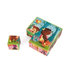 Janod Kubkid 9 Blocks Forest Animals -Toys Shop janod kubkid 9 blocks forest animals 4