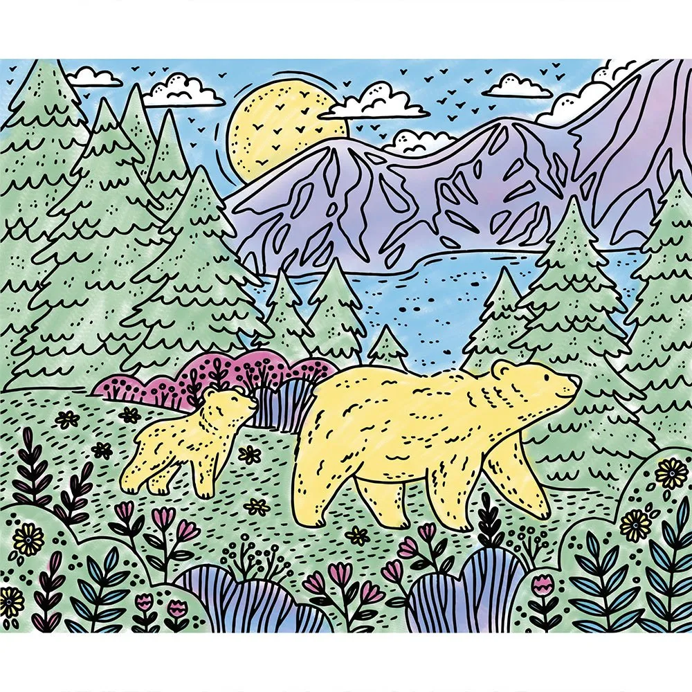 Janod Magic Forest Painting 15 Janod Magic Forest Painting - Image 15