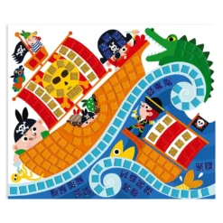 Janod Mosaics Pirates -Toys Shop janod mosaics pirates 5