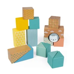 Janod Pure Pull-Along Blocks Cart Toy -Toys Shop janod pure pull along blocks cart toy 10