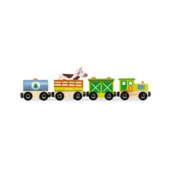 Janod Story Farm Train