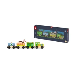 Janod Story Farm Train -Toys Shop janod story farm train 3