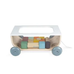 Janod Sweet Cocoon Cart With Blocks -Toys Shop janod sweet cocoon cart with blocks 6