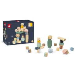 Janod Sweet Cocoon Stacking Stones 11 Janod Sweet Cocoon Stacking Stones -Toys Shop janod sweet cocoon stacking stones 3