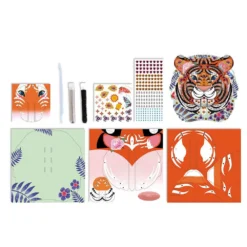 Janod Tiger Trophy Glitter And Sequins