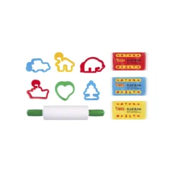 Super Kit Modelling Clay Set Of3 Bars Of 50 Gr + 6 Cutters + 1 Roller Pin 13 Super Kit Modelling Clay Set Of3 Bars Of 50 Gr + 6 Cutters + 1 Roller Pin -Toys Shop jovi super kit modelling clay set of3 bars of 50 gr 6 cutters 1 roller pin 5