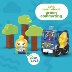 Mattel Games Green Town Charge & Go Bus Building Set 9 Mattel Games Green Town Charge & Go Bus Building Set -Toys Shop mattel games green town charge go bus building set 3