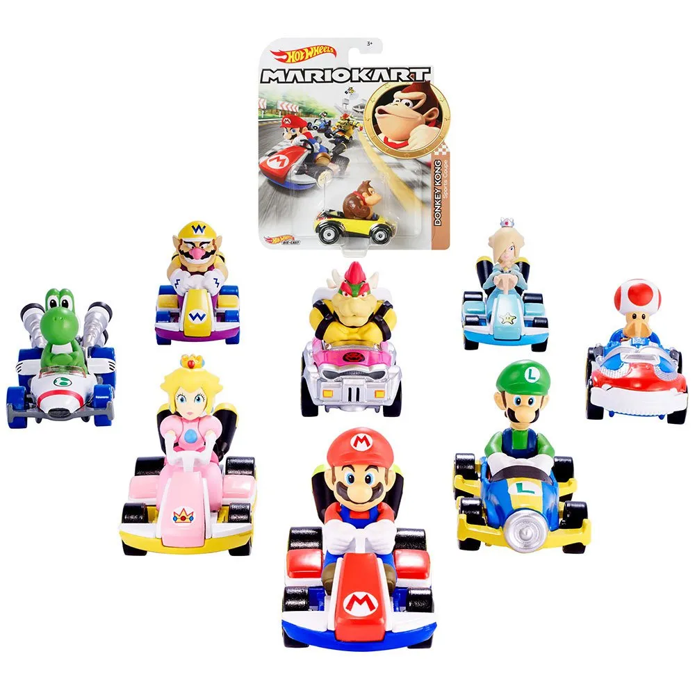 Mattel Games Hot Wheels Assorted Mario Kart 1 Mattel Games Hot Wheels Assorted Mario Kart