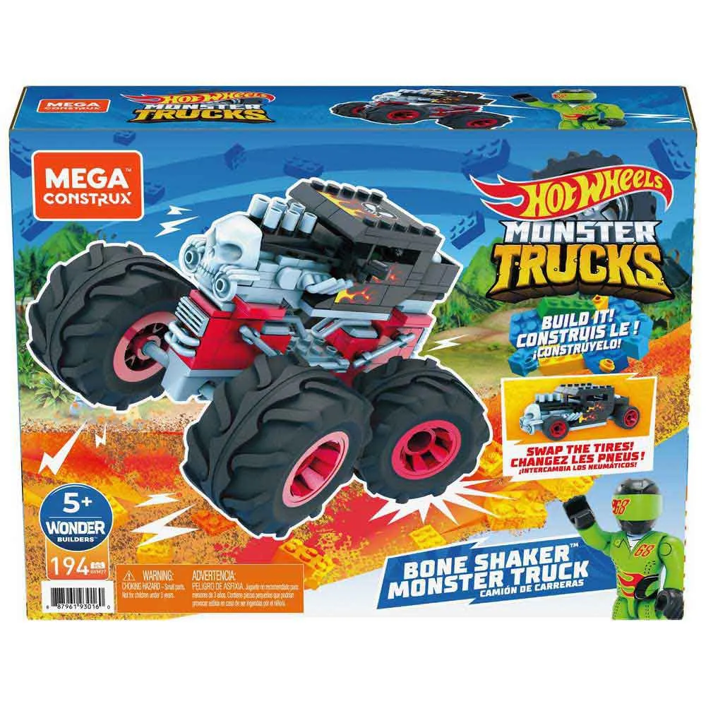 Mattel Games Monster Trucks Bone Shaker 1 Mattel Games Monster Trucks Bone Shaker
