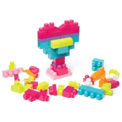 Mega Bloks First Builders Big Building Pink Bag 60 Pieces -Toys Shop mega bloks first builders big building pink bag 60 pieces 4