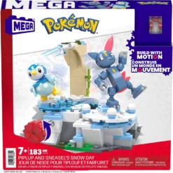 Mega Construx Pokémon Puplup And Sneasel Relax -Toys Shop mega construx pokemon puplup and sneasel relax 5