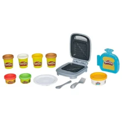 PLAY-DOH Kitchen Creations Cheesy Sandwich Playset -Toys Shop play doh kitchen creations cheesy sandwich playset 4