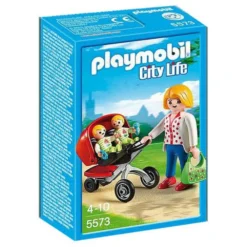 Playmobil 5573 Mom With Twins Carriage