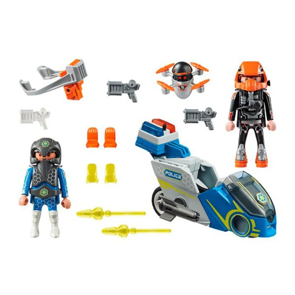 Playmobil 70020 Galactic Police Motorcycle 1 Playmobil 70020 Galactic Police Motorcycle