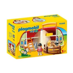 Playmobil 70180 1.2.3 My First Farm Briefcase -Toys Shop playmobil 70180 1.2.3 my first farm briefcase 2