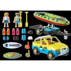 Playmobil 70436 Beach Car With Canoe -Toys Shop playmobil 70436 beach car with canoe 1