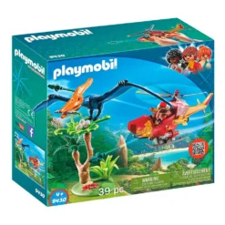 Playmobil Helicopter With Pterosauro