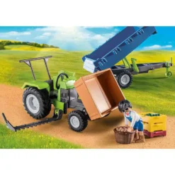 Playmobil Tractor With Trailer -Toys Shop playmobil tractor with trailer 2