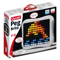 Quercetti Peg Colored Pins 122 Pieces -Toys Shop quercetti peg colored pins 122 pieces 2