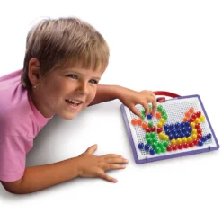 Quercetti Visual Pixel Arts Duck Small 100 Pins 5 Colours -Toys Shop quercetti visual pixel arts duck small 100 pins 5 colours 4