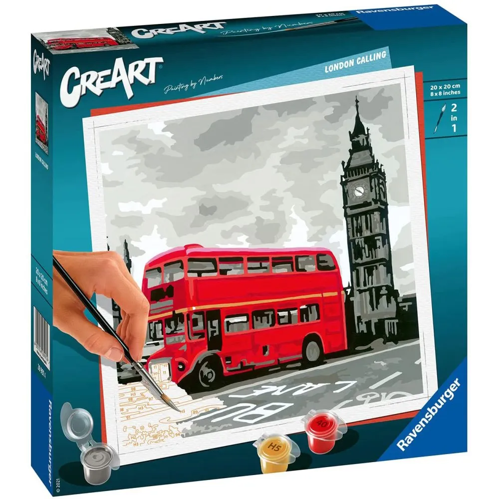 Ravensburger Creative Set Paints By Numbers London 1 Ravensburger Creative Set Paints By Numbers London