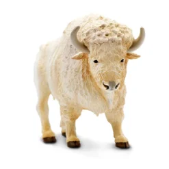 White Buffalo Figure -Toys Shop safari ltd white buffalo figure 3