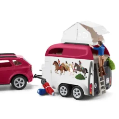 Schleich Horse Club Horse Adventure With Car & Trailer Figure -Toys Shop schleich horse club horse adventure with car trailer figure 11