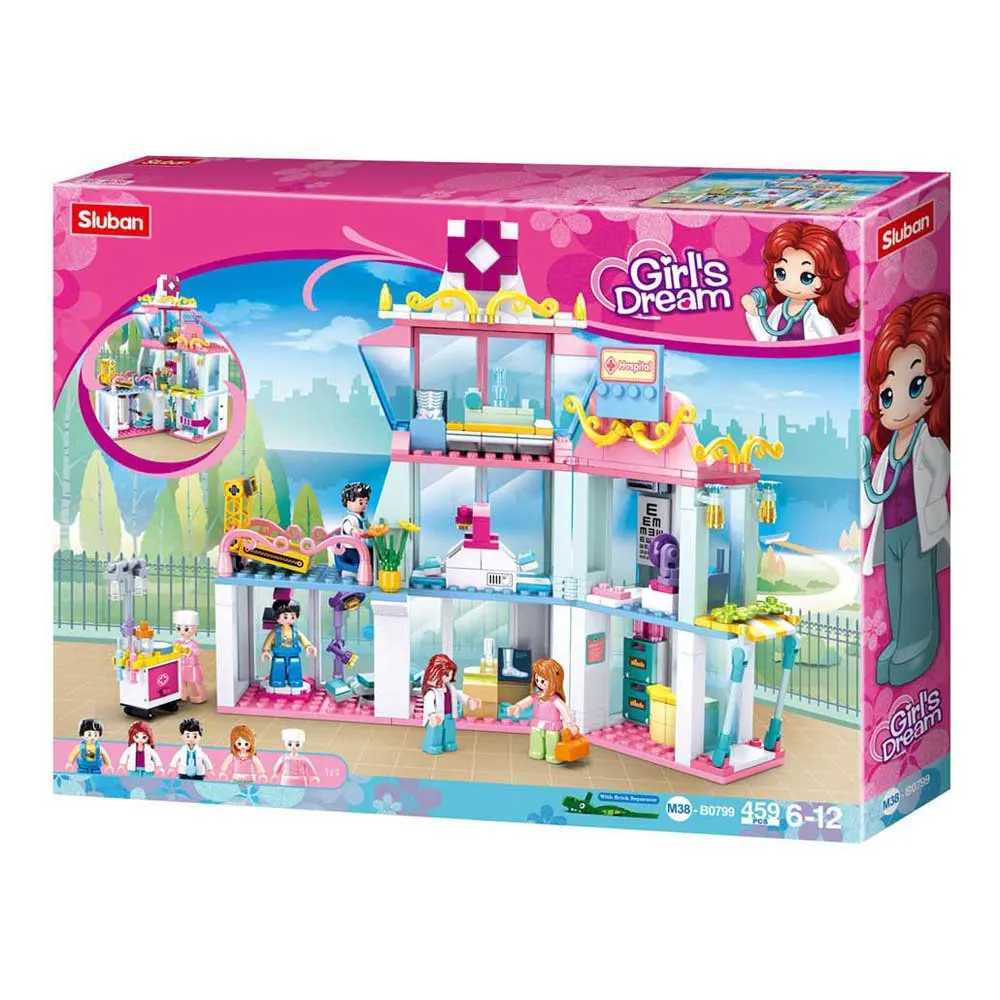 Sluban Girls Dream Centro Hospitalar 459 Pieces 5 Sluban Girls Dream Centro Hospitalar 459 Pieces - Image 5