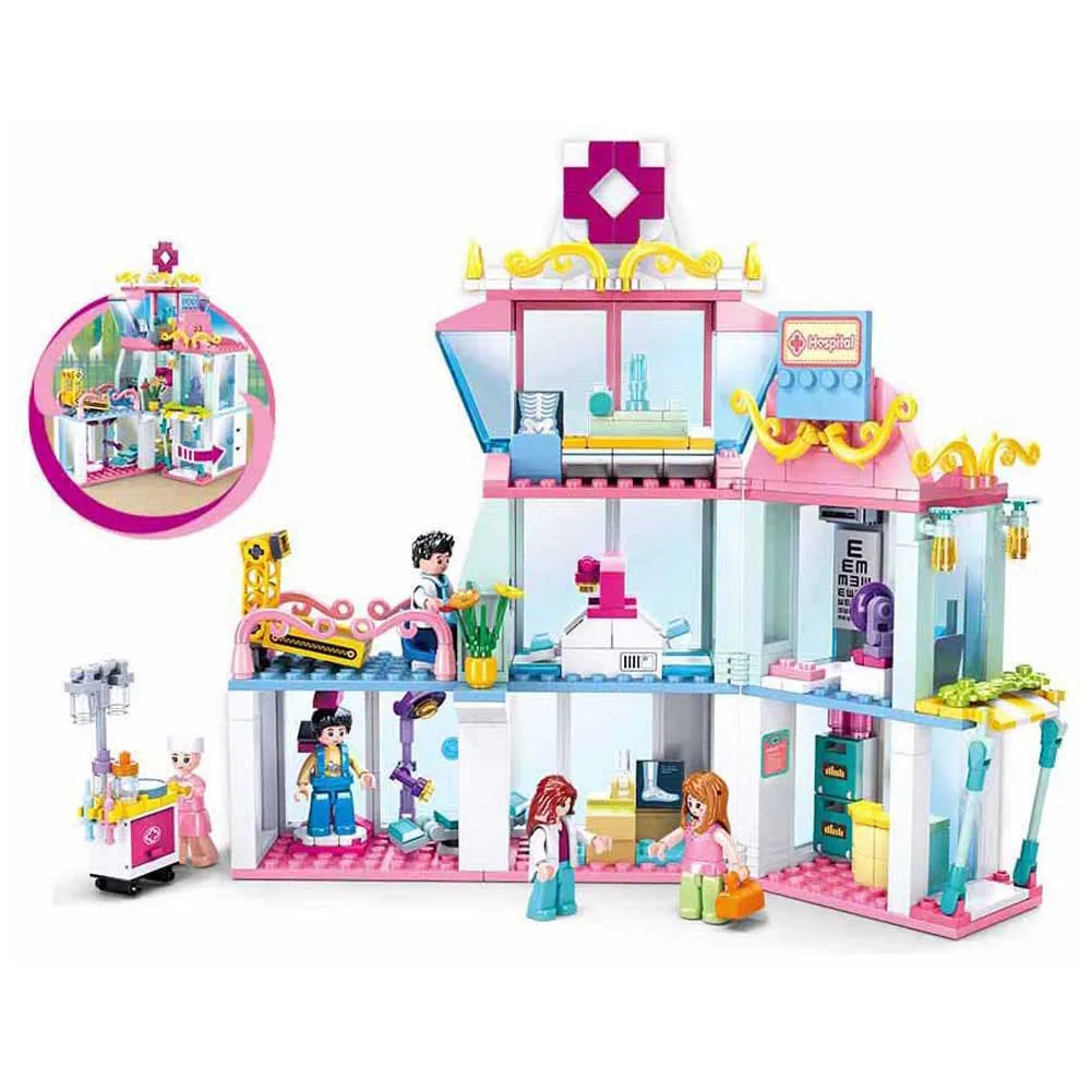 Sluban Girls Dream Centro Hospitalar 459 Pieces 1 Sluban Girls Dream Centro Hospitalar 459 Pieces