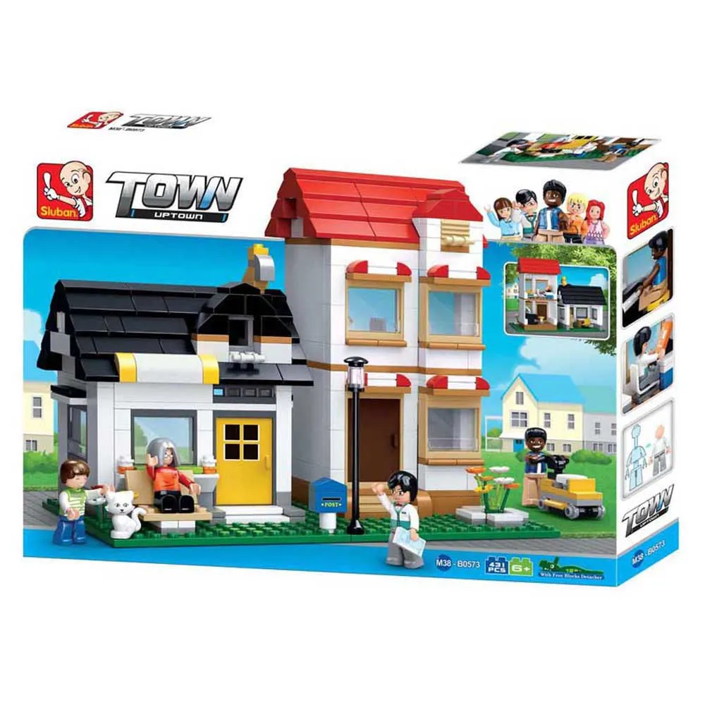 Sluban Town Housing 431 Pieces 2 Sluban Town Housing 431 Pieces - Image 2
