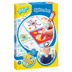 Totum Set Spirograph Drawing+Pen+12x19x3 Cm Stickers